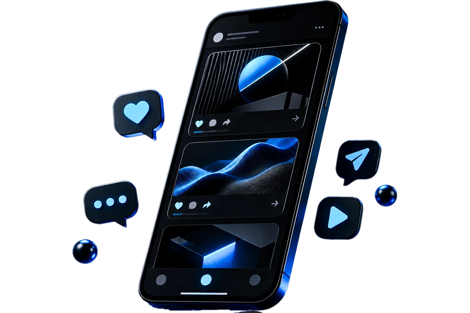 Smartphone et contenus medias sociaux